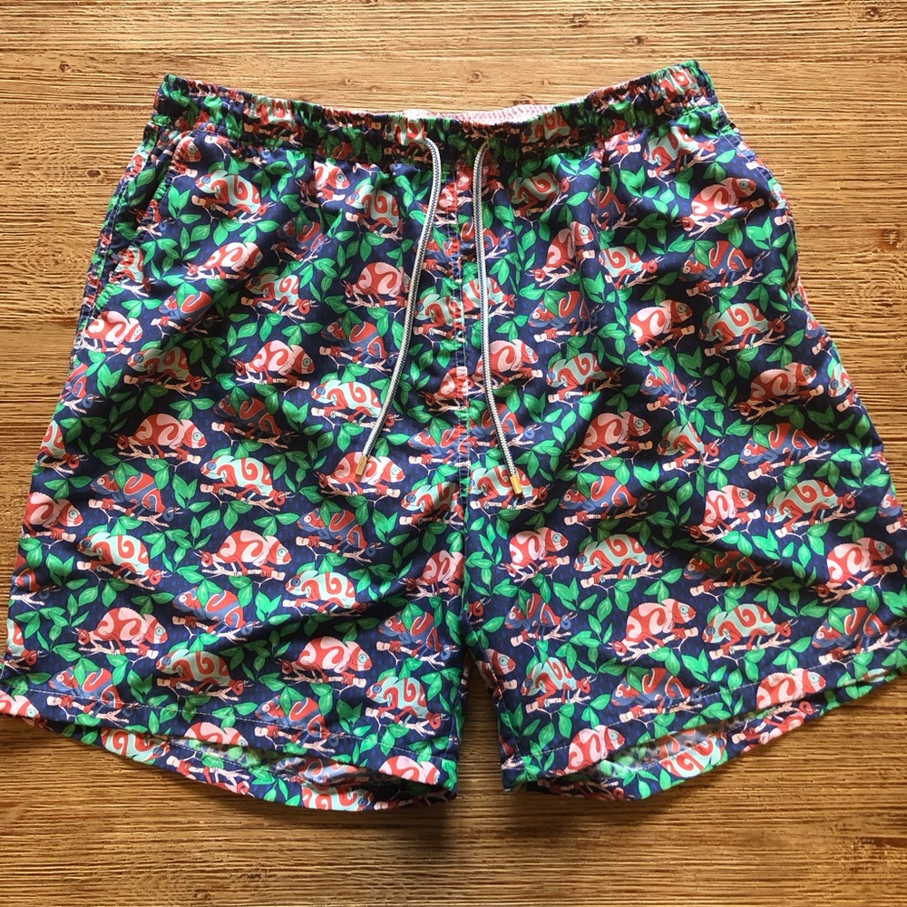 Peter Millar Mens Seaside Collection Swim Trunks